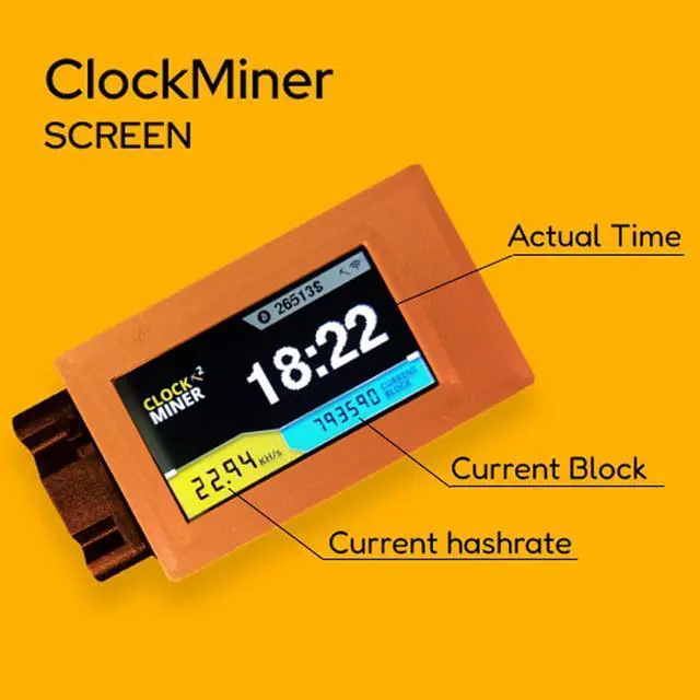 Alt view image 4 of 7 - Bitcoins Miner Solo Miner S3 Pro 2.4G WiFi USB Lottery Miner Device with Mini Display Asic Miner Crypto Miner LED Fan
