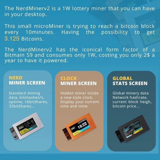 Alt view image 5 of 7 - Bitcoins Miner Solo Miner S3 Pro 2.4G WiFi USB Lottery Miner Device with Mini Display Asic Miner Crypto Miner LED Fan