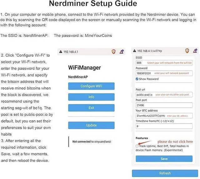 Alt view image 2 of 2 - Bitcoins Miner USB NerdMiner V2 ESP32 Hashrate 52K/S 2.8 Inch Smart Display Crypto Solo Lottery Miner Solo Mining Machine