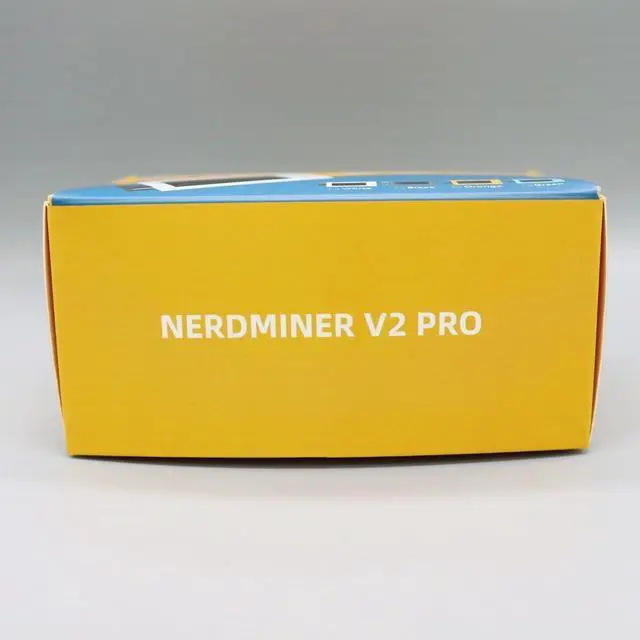 Alt view image 6 of 6 - Nerdminer V2 Pro 78KH/s Hash Rate Open Source Bitcoin Solo Miner Lottery Miner with Cooling Fan Orange Case