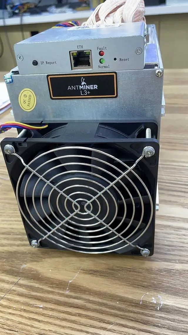 Alt view image 4 of 6 - Generic Antminer L3+ (55dB Low Noise Home Version) 504MH/S 695W with 110-220V PSU Dogecoin Litecoin Miner ASIC LTC Doge Coin Mining Machine LTC Asic Miner Scrypt Algorithm by META Space