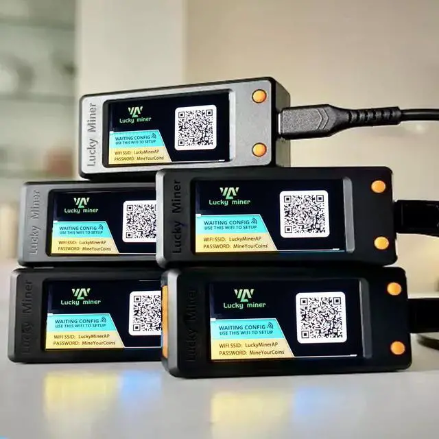 Alt view image 5 of 5 - NerdMiner Lucky Miner V2 78KH/S 1W 1.9" T-Display Solo Lottery Bitcoins with Low Power Consumption 2.4GWiFi Connection, and USB-C Power