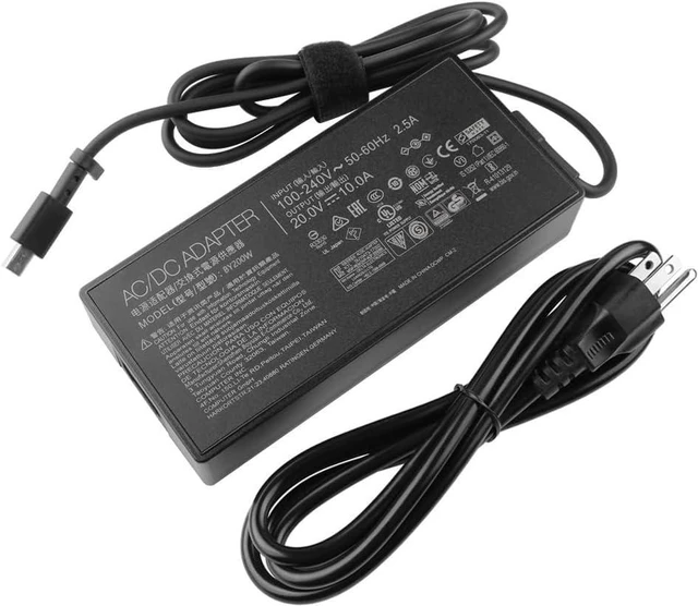 Main image of 20V 10A 200W Laptop Charger for Asus ROG Zephyrus G16 (2025) GU605 GU605CM GA605 GA605KP GA605KM GA605WV GA605WI GU605 GU605CP G16 (2024) GU605MV GU605MU GU605MI Rectangle Conn