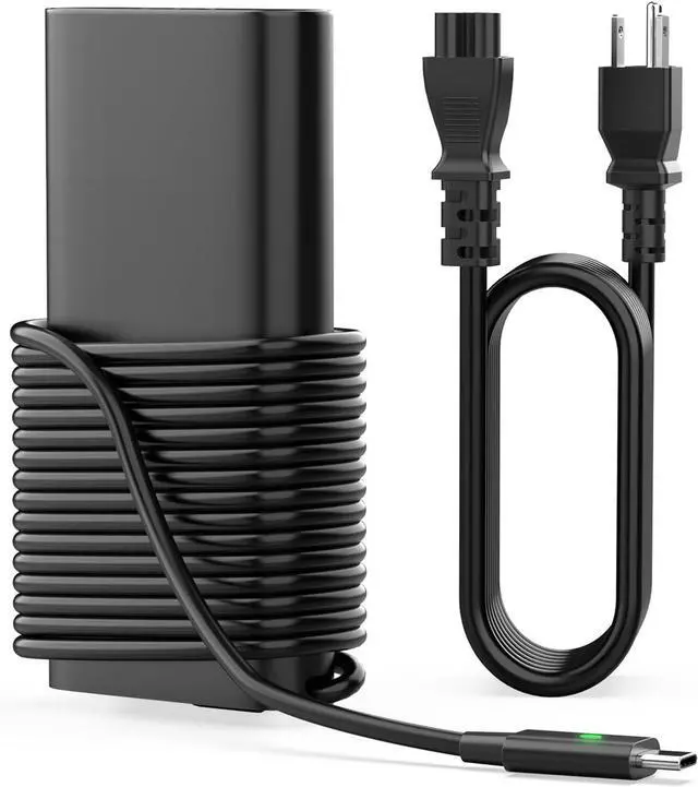 Main image of 130W USB C Laptop Charger for Dell XPS 15 17 9575 9500, Precision 5530 2in1 5550, Latitude 7410 7310 7210 9410 9510 9575 5420 5520 5510 Type C Power Supply Cord