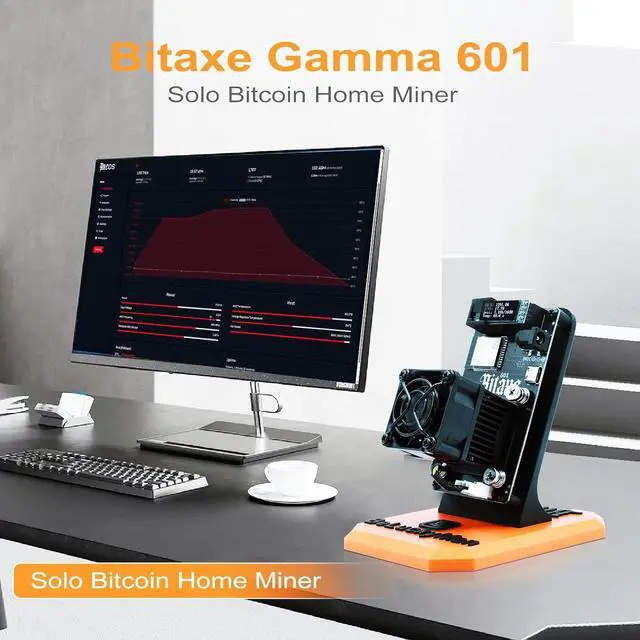 Alt view image 7 of 7 - BeLuckyMan Upgrade Bitaxe Gamma 601 Solo Miner 1.2TH/S Hashrate BM1370 ASIC Chip Bitcoins Miner BTC Lottery Cryptocurrency Open-Source Mining Machine (Black)