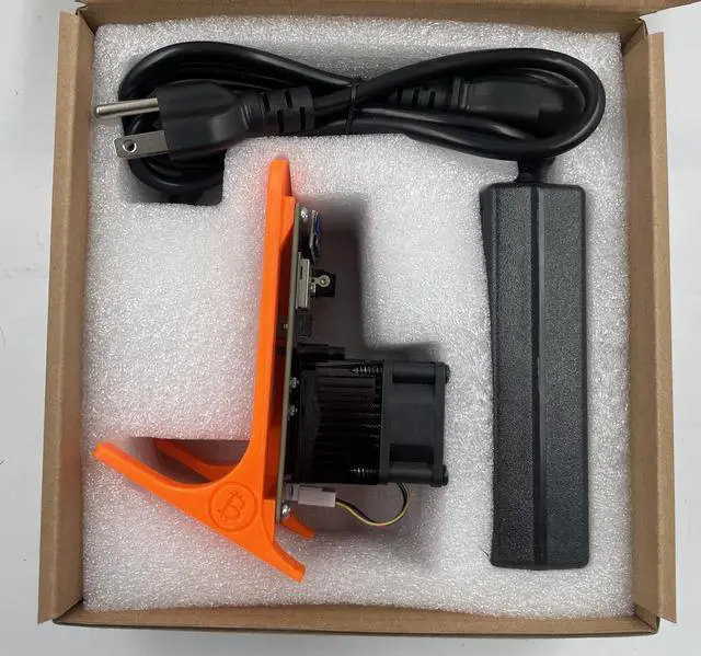 Alt view image 3 of 4 - Bitaxe Gamma 601 Bitcoin Miner Solo Miner 1.2TH/S 17W BM1370 Dedicated to Bitcoin (BTC) Mining (Orange)