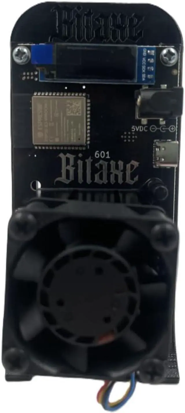 Alt view image 2 of 4 - Bitaxe Gamma 601 Bitcoin Miner Solo Miner 1.2TH/S 17W BM1370 Dedicated to Bitcoin (BTC) Mining (Black)