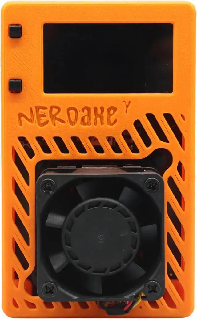 Alt view image 3 of 6 - NerdAxe Gamma 1.2Th/S Bitaxe Miner With Fullcolor Display Graphics Fully Open-Sources Bitcoin Asic Miner Equipped With S21pro BM1370 Asic Chip Low Power Consumption Lottery Miner With PSU For Home Use