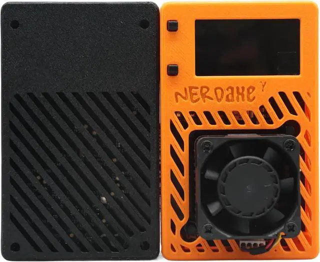 Alt view image 4 of 7 - New Bitaxe Gamma 601 1.2TH/s with 1.9-inch Screen BM1370 Asic chip, 2.4G WiFi/Hotspot BTC Solo Miner, Crypto Mining Machine Home BTC Mining Machine with Power Supply (Orange)