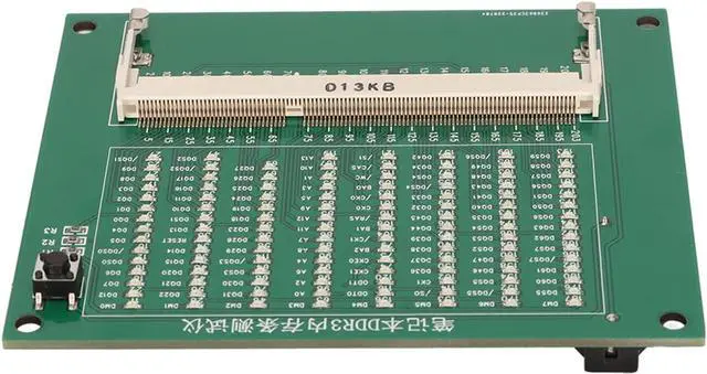 Alt view image 5 of 7 - DDR3 Memory Test Card, Portable Laptop DDR3 Tester, 110 LED Indicators for Fault Diagnosis, Supports Laptop DDR3 Memory Modules, with Battery Not Included