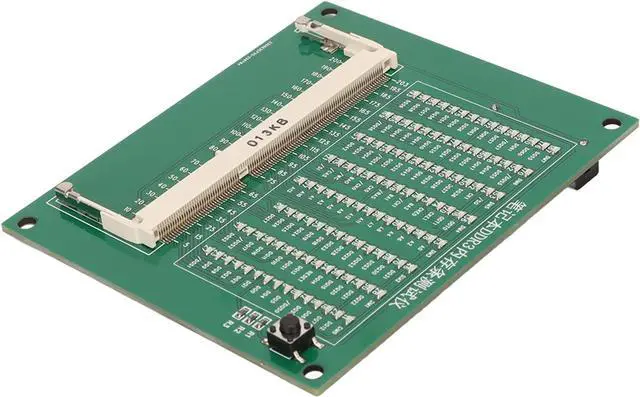 Alt view image 4 of 7 - DDR3 Memory Test Card, Portable Laptop DDR3 Tester, 110 LED Indicators for Fault Diagnosis, Supports Laptop DDR3 Memory Modules, with Battery Not Included