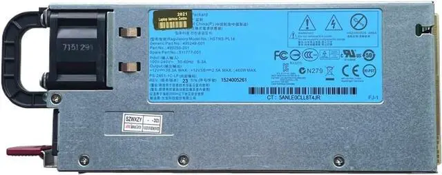Main image of for DL360 DL380G6 G7 G8 460W Server Power Supply 511777-001 499249-001 499250-101 DPS-460EB A HSTNS-PR17