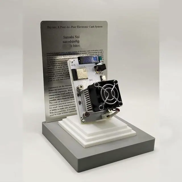 Alt view image 3 of 6 - New BITAXE Gamma 601 Solo Bitcoin Miner 1.2TH/s 2.4gh WiFi ASIC Miner Home BTC Miners Cryptos Miner Mining from Antminer S21 Pro Low Noise with PSU White