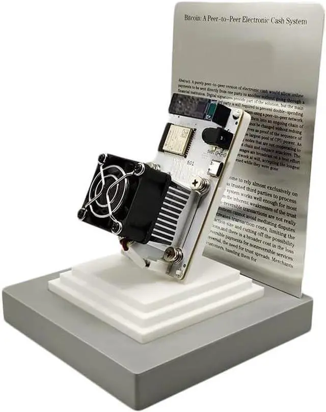 Alt view image 2 of 6 - New BITAXE Gamma 601 Solo Bitcoin Miner 1.2TH/s 2.4gh WiFi ASIC Miner Home BTC Miners Cryptos Miner Mining from Antminer S21 Pro Low Noise with PSU White