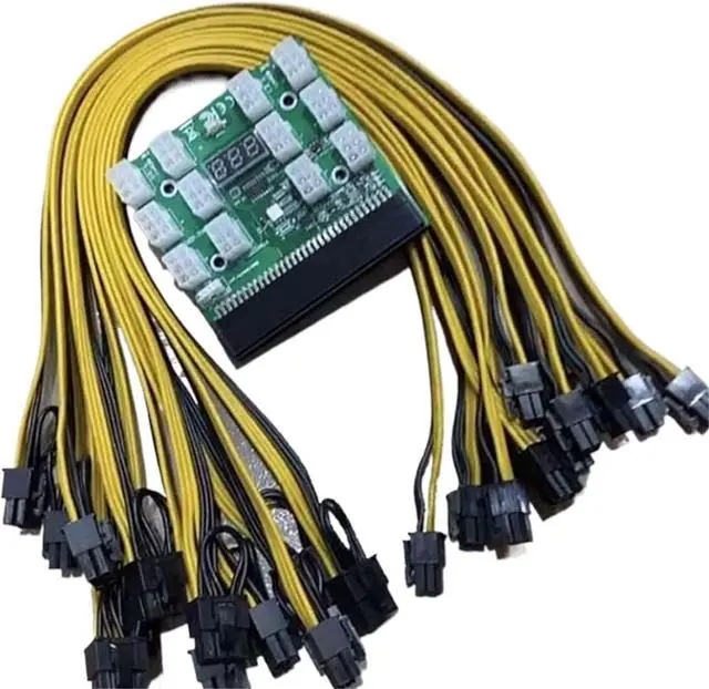 Alt view image 6 of 6 - 1200W PSU Server Power Supply HSTNS-PL11 490594-001 438203-001 for DL580 G6 G7 PCI-E Breakout Board 6Pin Cable