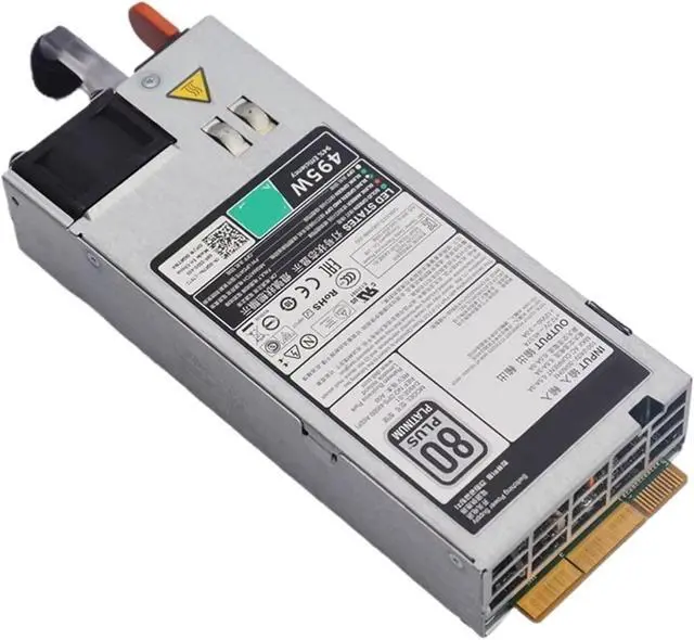 Alt view image 3 of 4 - 495W for R530 R630 R730 R730XD R740 T430 T630 Server Power Supply D495E-S0 D495E-S1 F495E-S0 02FR04 0N24MJ 09338D