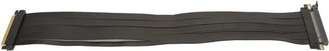 Main image of PCIE 4.0 X16 Graphics Card Extension Cable, 50cm Speed GPU Cable, Shielded for Lossless Waft, Independent Segmented Shielding, Compatible with RTX 30 Series, Widely Applicable