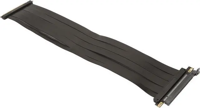 Alt view image 7 of 7 - PCIE 4.0 X16 Graphics Card Extension Cable, 50cm Speed GPU Cable, Shielded for Lossless Waft, Independent Segmented Shielding, Compatible with RTX 30 Series, Widely Applicable