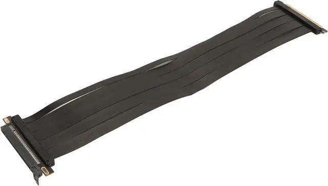 Alt view image 6 of 7 - PCIE 4.0 X16 Graphics Card Extension Cable, 50cm Speed GPU Cable, Shielded for Lossless Waft, Independent Segmented Shielding, Compatible with RTX 30 Series, Widely Applicable