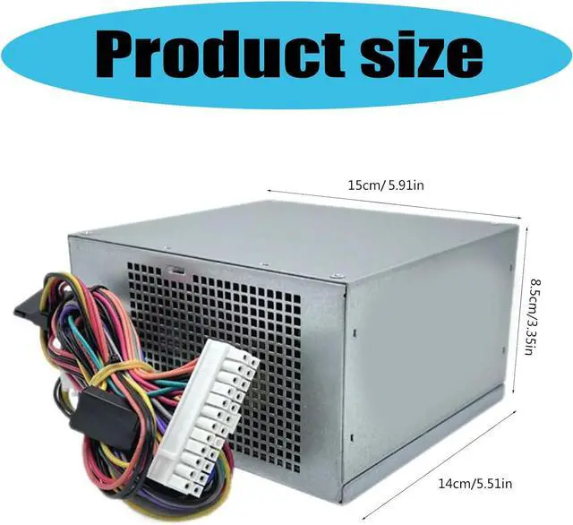 Alt view image 6 of 7 - L265EM-00 265W Power Supply Replacement for 390 3010 790 990 Tower Systems