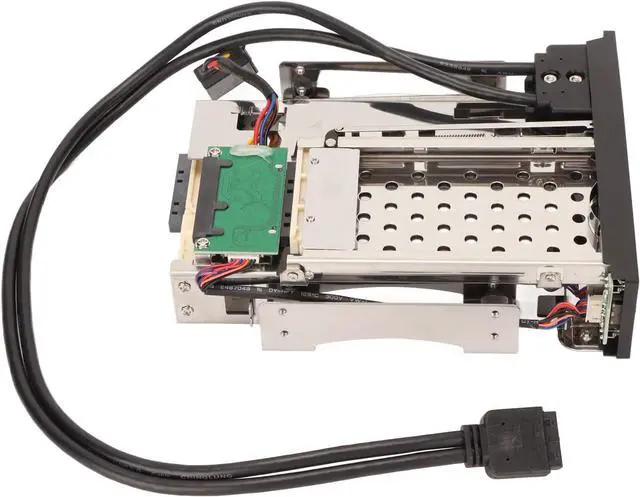 Alt view image 7 of 7 - 3.5in Internal Hard Drive Tray with Hot Swap and Trayless , Supports 2.5/3.5in Dual USB3.0 Up to 6Gbps, Mounting Bracket for Server, PC and Security