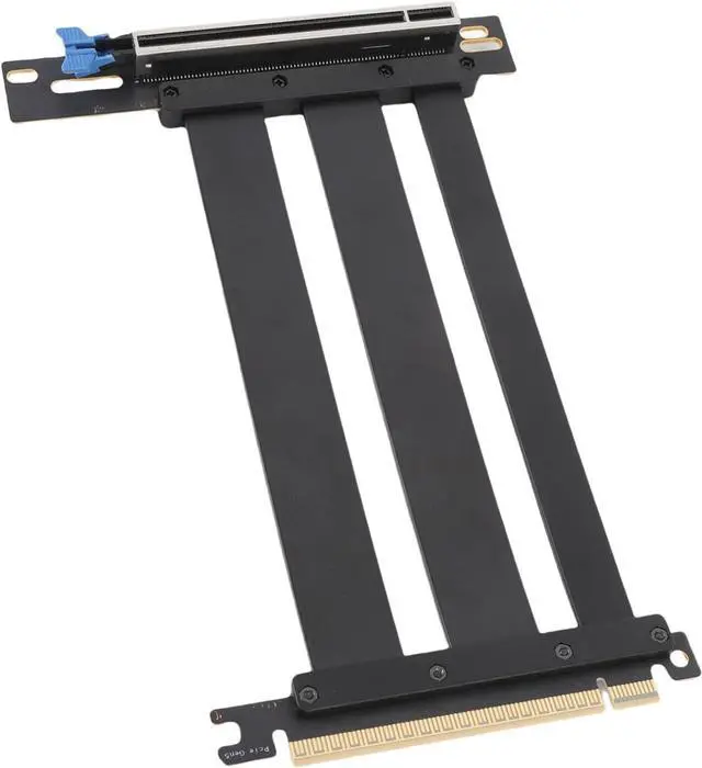 Main image of PCIe 5.0 X16 Riser Cable, 128Gbps GPU Extension Cable for RTX 4090 Ti, with Shielded Slots for Vertical Installations, Fit PC Case Server ITX Builds (20cm)