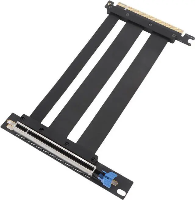 Alt view image 6 of 7 - PCIe 5.0 X16 Riser Cable, 128Gbps GPU Extension Cable for RTX 4090 Ti, with Shielded Slots for Vertical Installations, Fit PC Case Server ITX Builds (20cm)