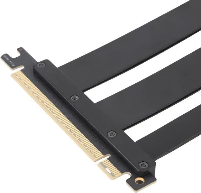 Alt view image 7 of 7 - PCIe 5.0 X16 Riser Cable, 128Gbps GPU Extension Cable for RTX 4090 Ti, with Shielded Slots for Vertical Installations, Fit PC Case Server ITX Builds (20cm)