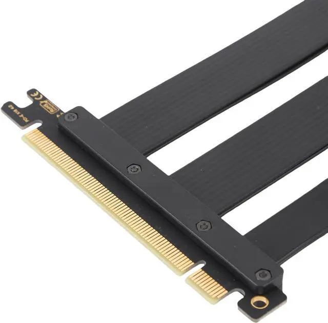 Alt view image 7 of 7 - PCI E 4.0 X16 Extension Cable, GPU Graphics Card Extension Cable 128Gbps 90 Degree Adapter, Compatible with RTX 4090 Ti and 8900 XT, PCIE 3.0, 2.0, and 1.0 (15cm)