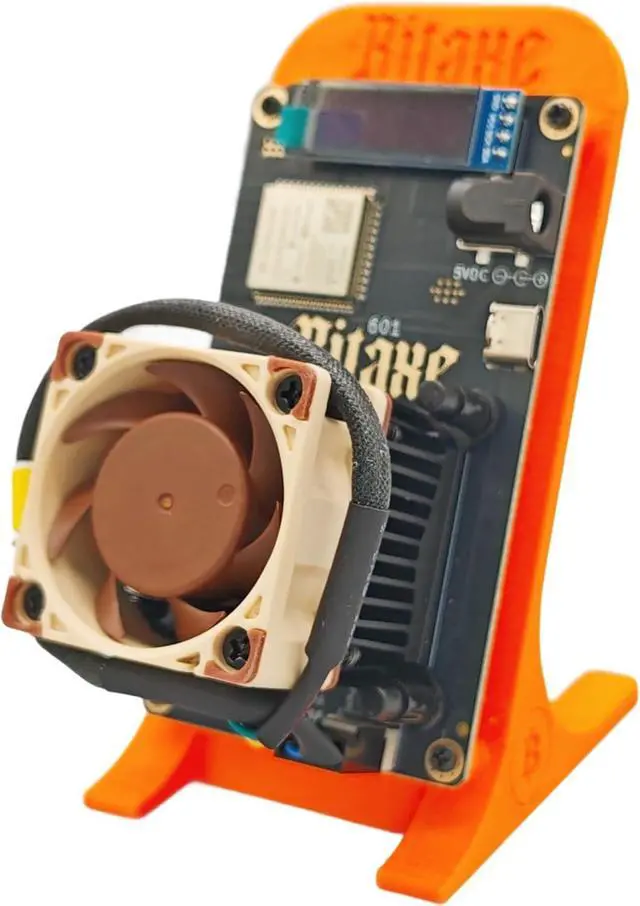 Alt view image 2 of 5 - Bitaxe Gamma 601 Solo Miner - Ultra Silent Fan, 1.2TH/s, 2.4G WiFi, 18W ASIC BM1370 Chip | High-Efficiency BTC Bitcoin Mining Machine | Inspired by Antminer S21 Pro