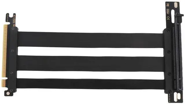 Main image of PCIe 4.0 X16 Riser Cable, 90 Degree High Speed GPU Extension Cable Extender Card Extension Adapter for RTX 4090 Ti for 8900 XT (25cm)