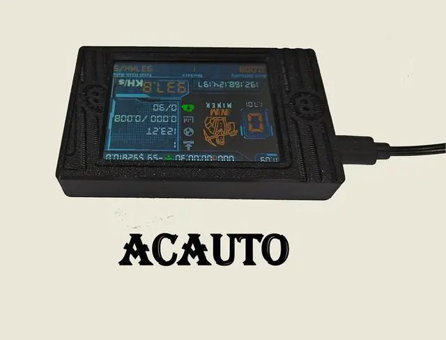 Alt view image 4 of 7 - New NerdMiner V2 MAX Solo Miner 930KH/s ASIC Bitcoin Miner 1.5W Low Power Win3.125 BTC 2.4G WiFi Portable Mining Rig with PSU (Black)