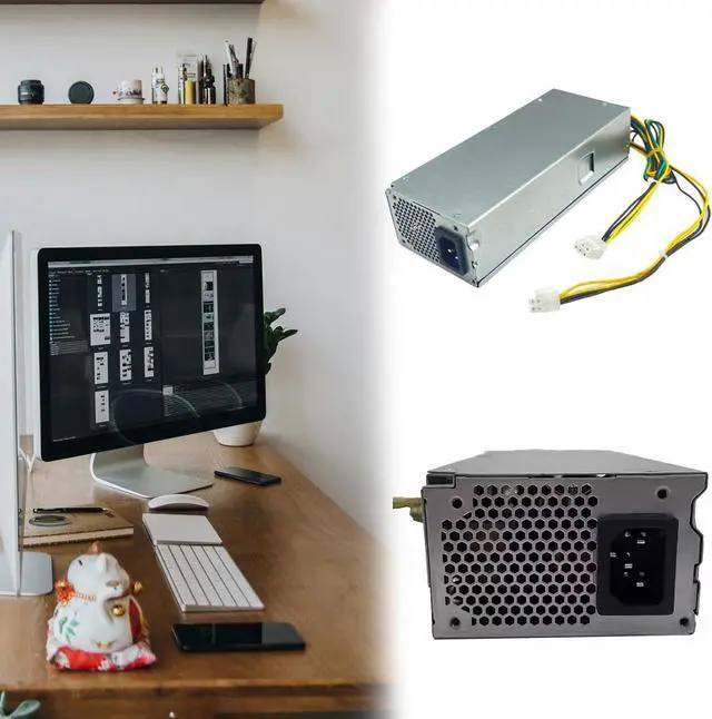 Alt view image 3 of 7 - Replacement 260W Computer Power Supply Unit PSUs for 510S M420 700-24AGR PA-1261-7 PCK027 5P50V03186 SP50H29606