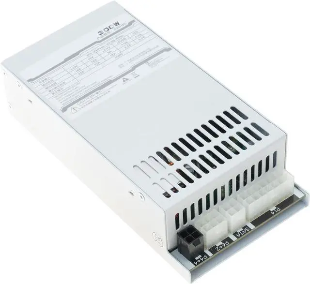 Alt view image 7 of 7 - Efficient 300W Fully Module Small 1U Power for Easy Cable Management in NAS Desktops PC Case 1U Power Supply
