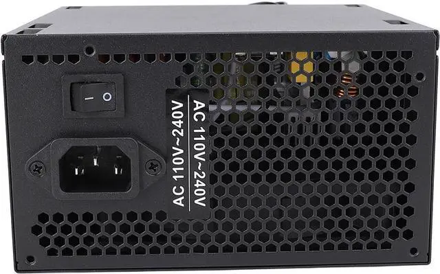 Alt view image 4 of 7 - Powerful 12V ATX Power Supply Equipped with Multiple Protections, Designed for Energy Efficiency, with Intelligent Temperature Control, Switchable Fan