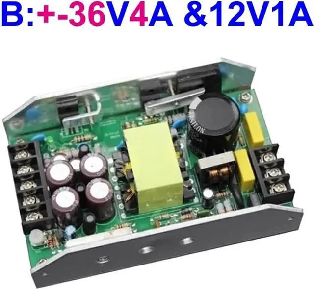 Alt view image 2 of 7 - Universal Regulated Switching Power Supply 300W 3Way Switching Mode Power Supply Dual DC 24/36/48V 12V1A For Digital TPA3255 TPA3221 TPA3116 Amplifier Power Module for LED Strip Light, Computer Projec