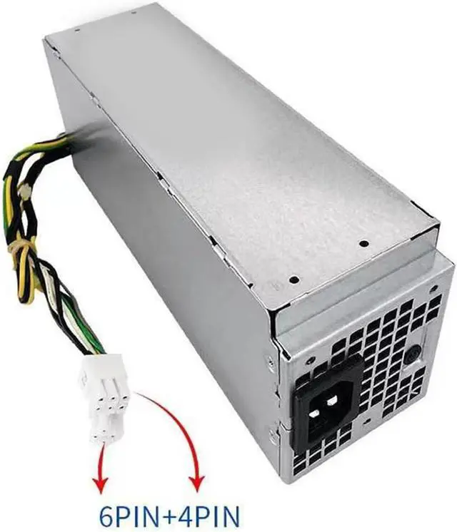 Alt view image 3 of 7 - 6+4Pin 240W PSUs Replacement Desktop Computer Power Supply for 3050 3060 3470 3650 3670 L240ES-00 L240AM-01
