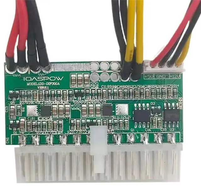 Main image of Pico PSU ATX-Switch PSU Car Auto Mini ITX DC 12V 24PIN ATX-High Power Module Supply for Computer Mainboard Car Motorbike - (Color Name: Green)