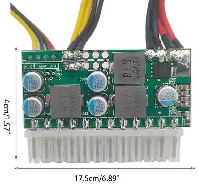 Alt view image 5 of 6 - Pico PSU ATX-Switch PSU Car Auto Mini ITX DC 12V 24PIN ATX-High Power Module Supply for Computer Mainboard Car Motorbike - (Color Name: Green)