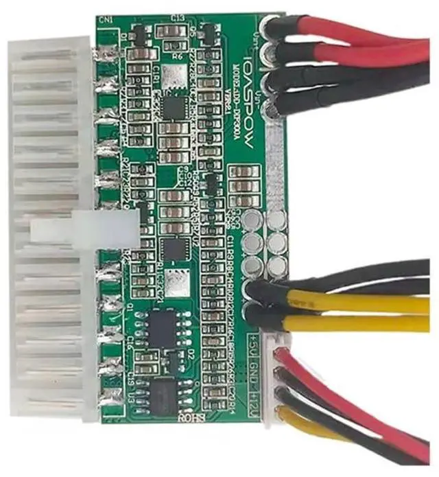 Alt view image 6 of 6 - Pico PSU ATX-Switch PSU Car Auto Mini ITX DC 12V 24PIN ATX-High Power Module Supply for Computer Mainboard Car Motorbike - (Color Name: Green)