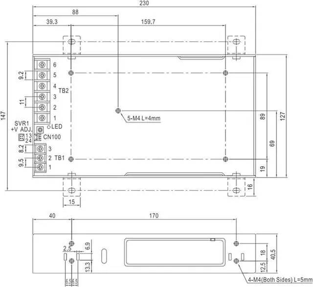 Alt view image 3 of 4 - Power Supply RSP-500-24 24V/21A Rail Power Supply Power Supply