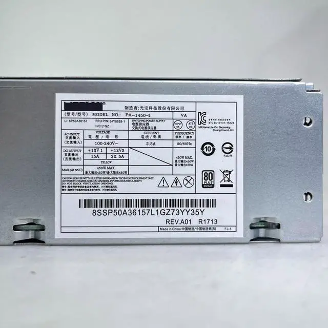 Alt view image 6 of 6 - Upgrade Power Supply PSU for 510S M4000S M4000q M420 6+4+8Pin 450W High Power PA-1450-1