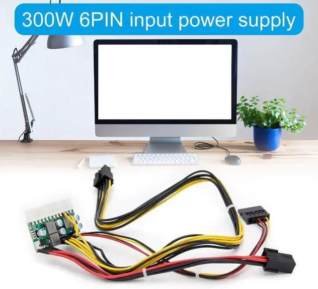 Alt view image 3 of 7 - High Performances 300W 6Pin DCATX Switches Power Supply Module for Computer and Office Applications