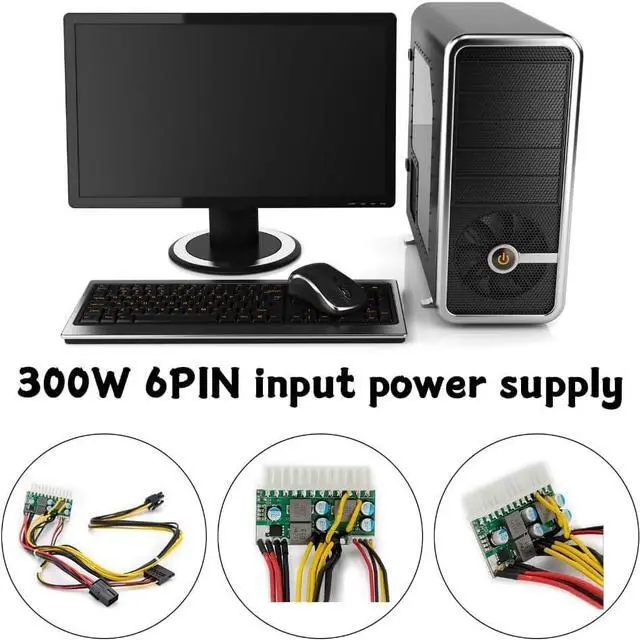 Alt view image 6 of 7 - High Performances 300W 6Pin DCATX Switches Power Supply Module for Computer and Office Applications