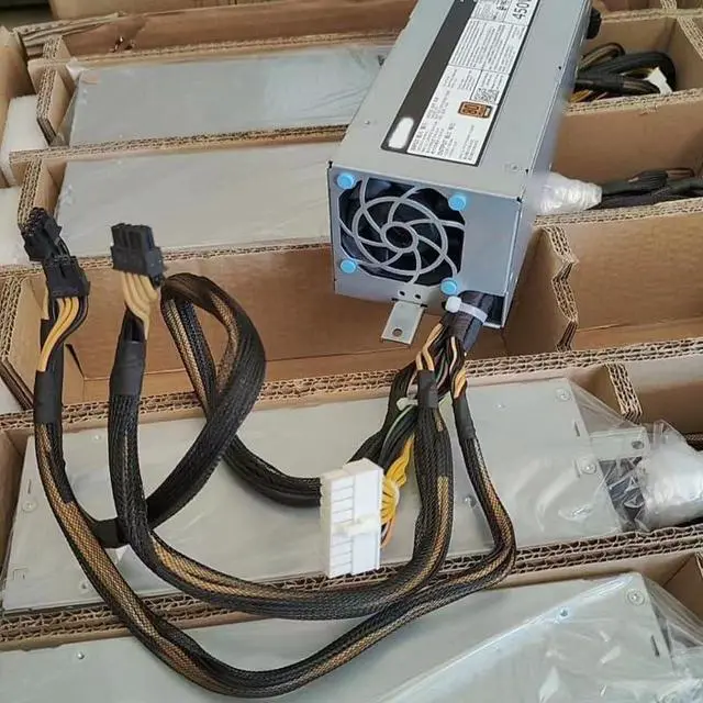 Alt view image 6 of 6 - PSU for T440 R540 450W Power Supply D450E-S1 HXF7Y 0HXF7Y DPS-450AB-7 B DPS-450AB-7 A H3DKF 0H3DKF