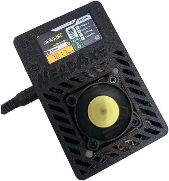 Main image of NerdAxe Ultra 500GH/S Solo Bitcoin Lottery Mining Devices Make with BM1366 Asic Chip Nerdminer Display Full Kit with PSU for Home Mining