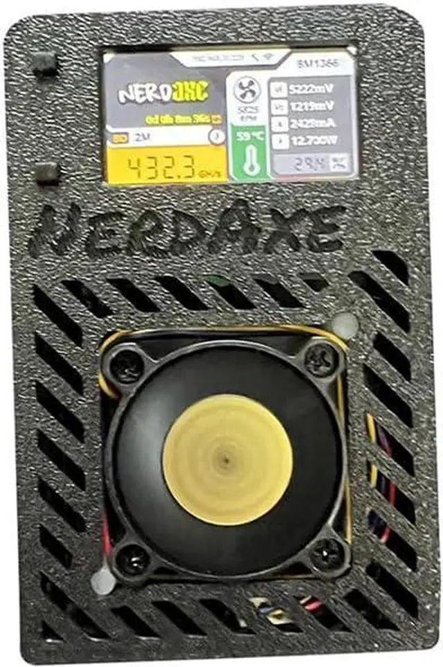 Alt view image 2 of 4 - NerdAxe Ultra 500GH/S Solo Bitcoin Lottery Mining Devices Make with BM1366 Asic Chip Nerdminer Display Full Kit with PSU for Home Mining