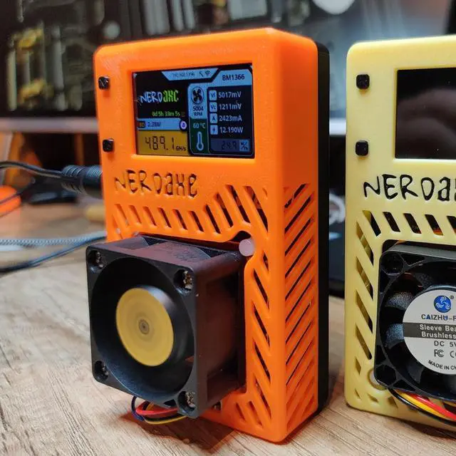 Alt view image 2 of 6 - Bitcoins Miner Lotto Mining Device Ultra 500GH/S 2.4G WiFi 15W Asic Chip BM1366 Portable Cryptocurrency Home Use