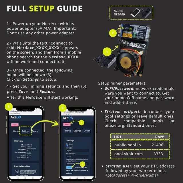Alt view image 6 of 6 - Bitcoins Miner Lotto Mining Device Ultra 500GH/S 2.4G WiFi 15W Asic Chip BM1366 Portable Cryptocurrency Home Use
