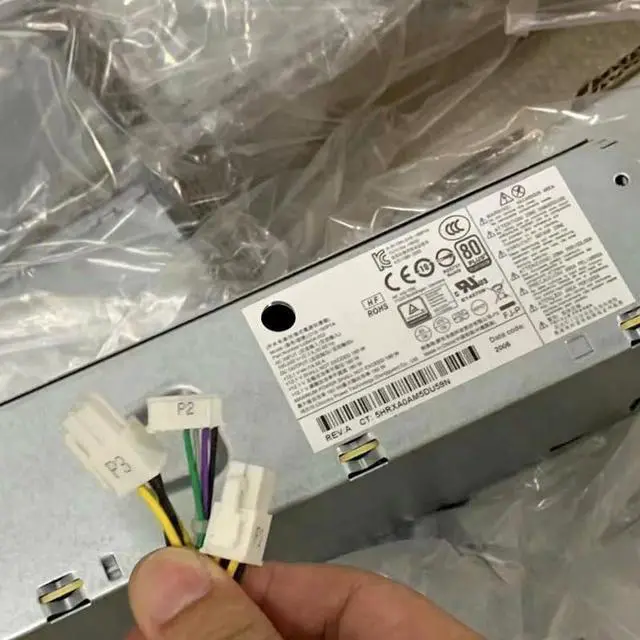 Alt view image 4 of 6 - PSU for H P Prodesk 280 400 600 680 G3 G4 G5 G6 SFF 180W Power Supply Adapter L08404-002 D18-180P1A